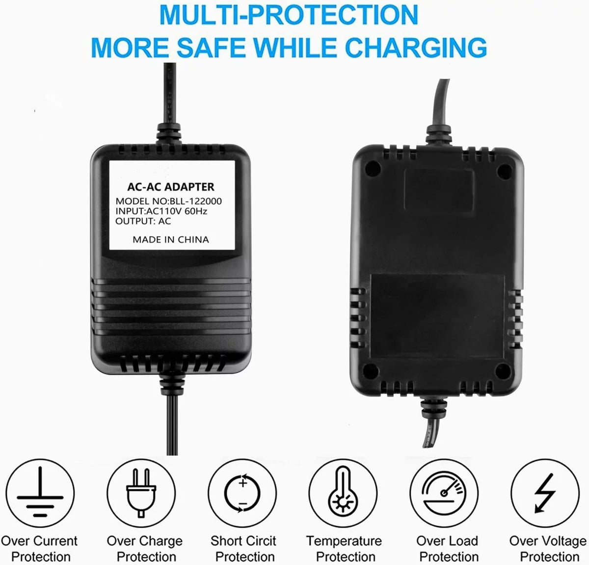 9V AC Adapter Power Supply Cord Cable G569
