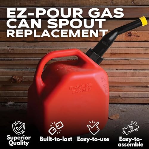 Rigid Spout Replacement and Vent Kit for Water Jugs and Gas Cans T109