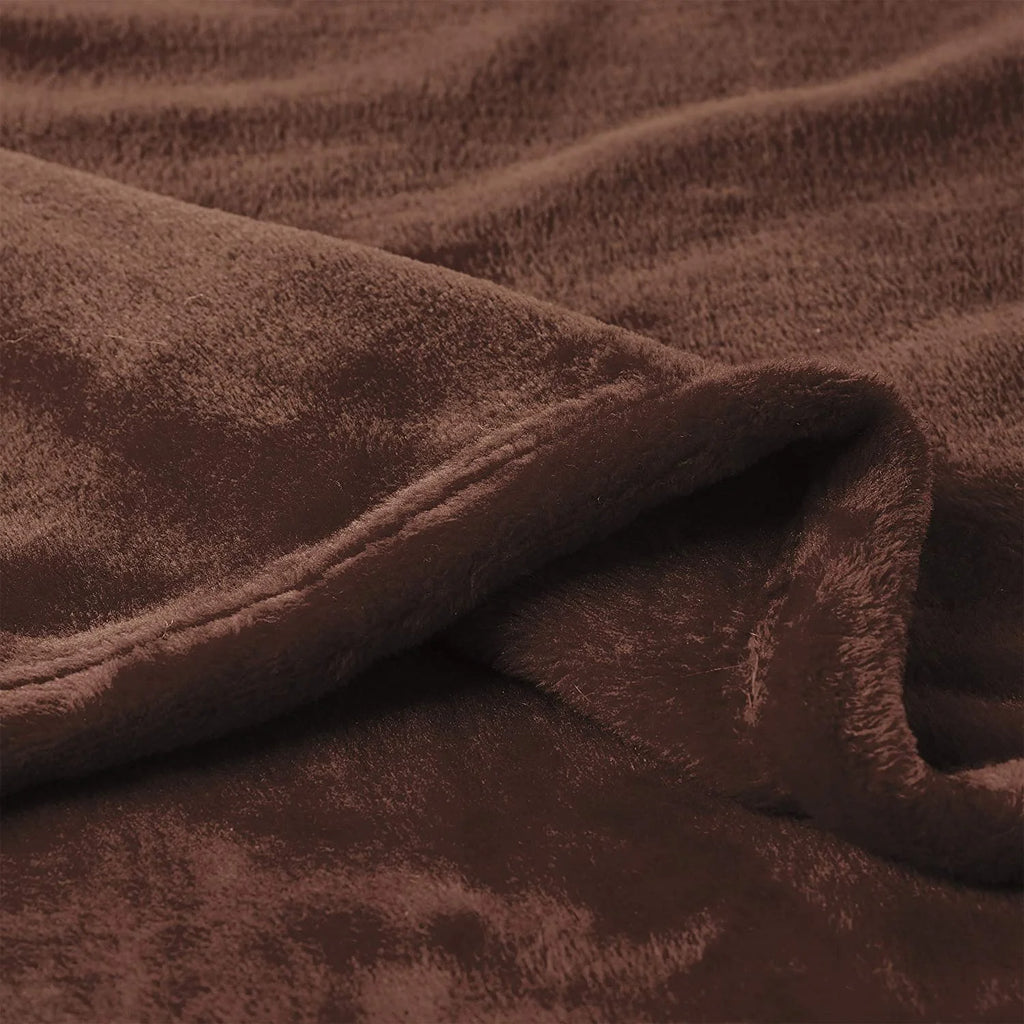 Oversized Microfiber Velvet Polyester Throw Blanket C510225