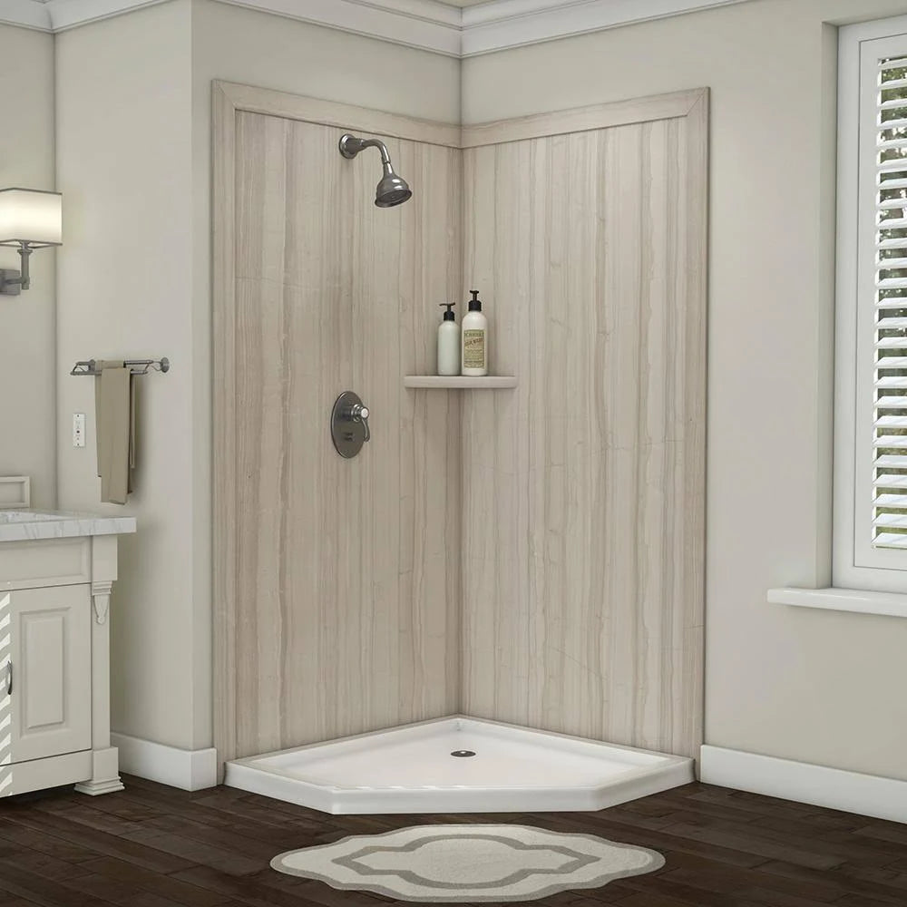 7-Piece Corner Shower Wall Surround O9178