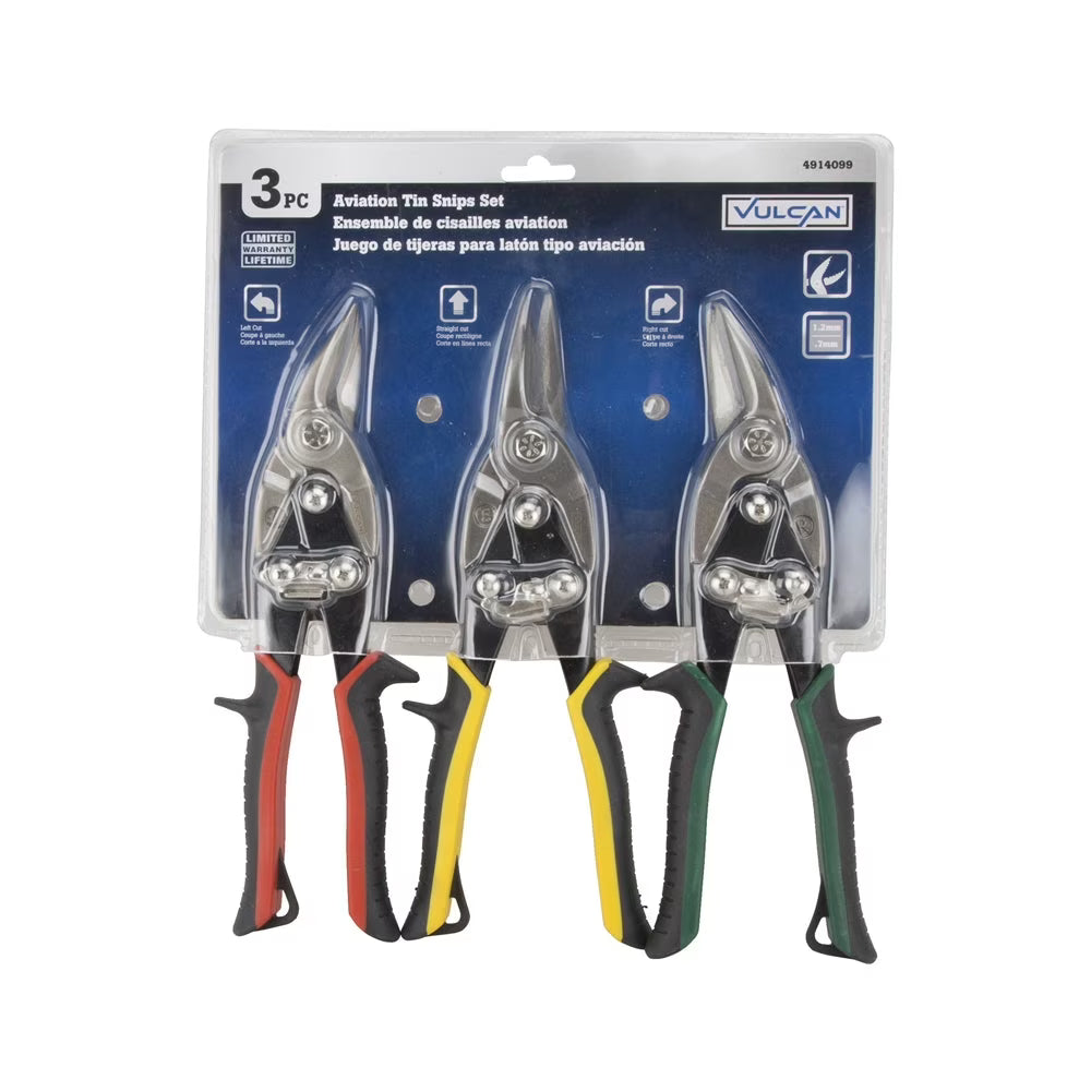 Chrome Serrated Aviation Snip U1309