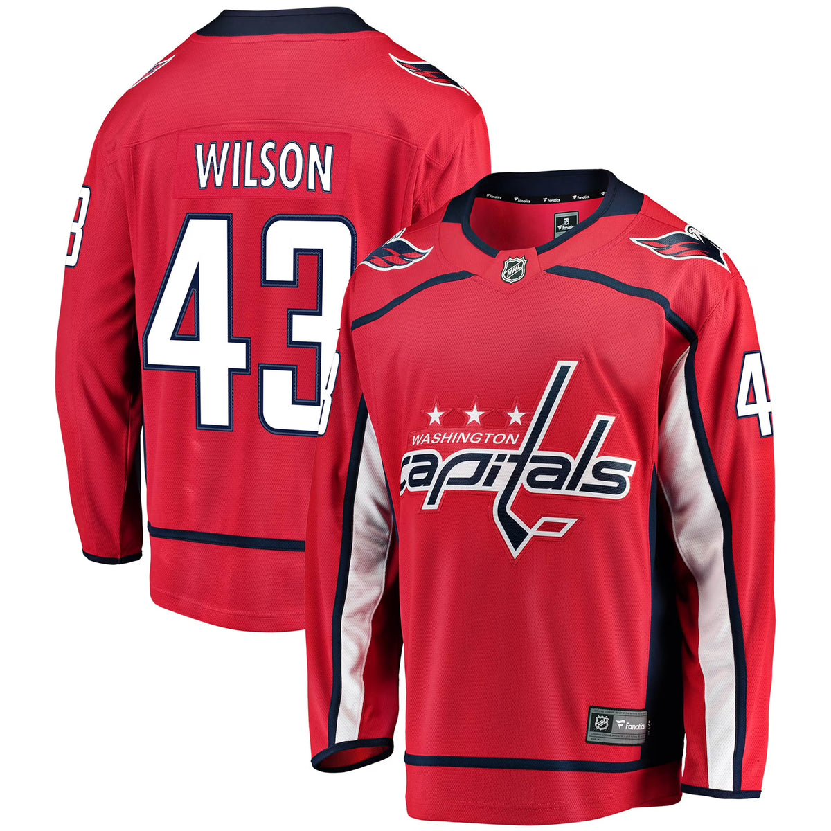 Red Washington Capitals Home Premier Breakaway Player Jersey P972446
