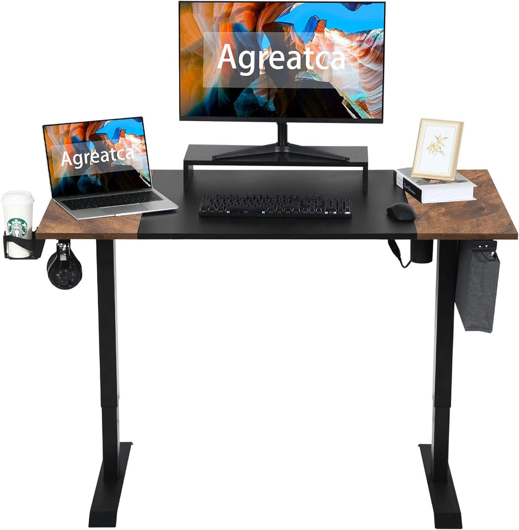 Electric Standing Desk Adjustable Height 48x24 Inch Sit Stand Desk N521387