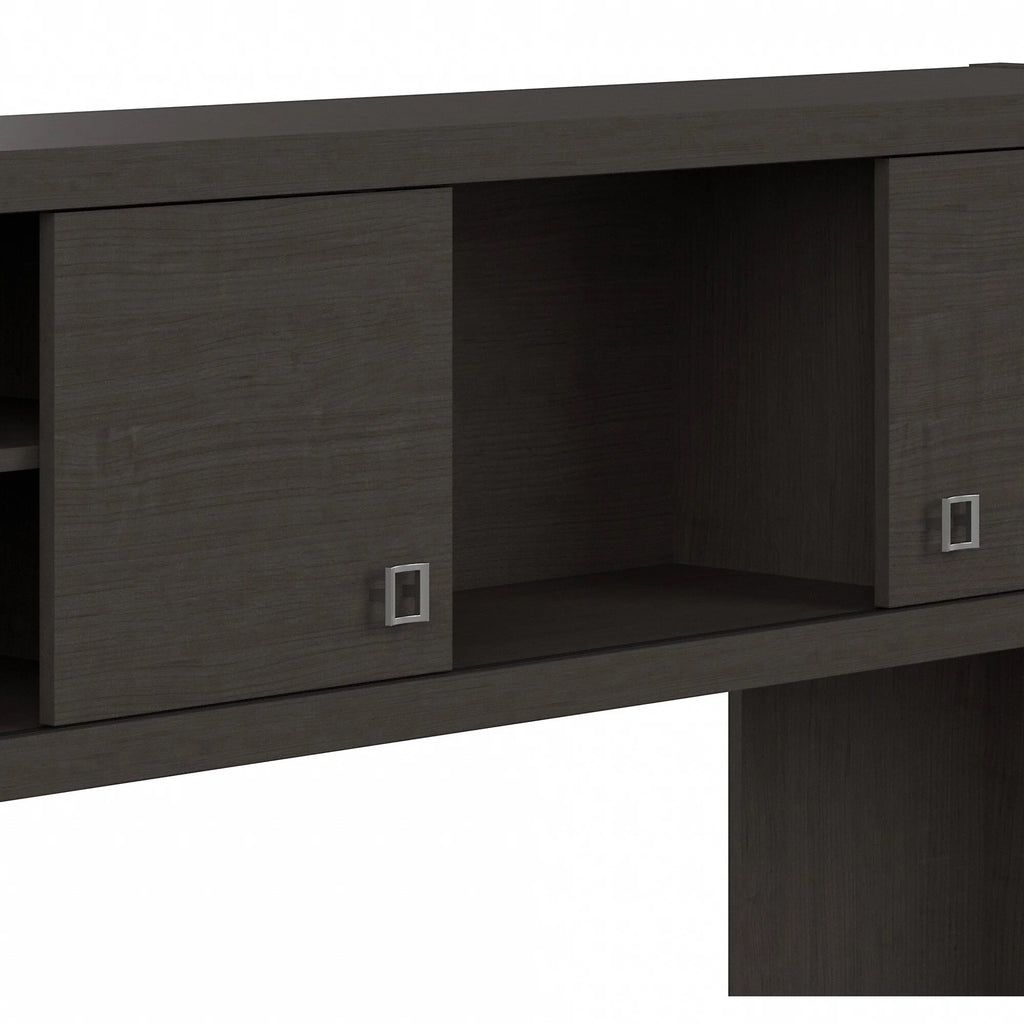 72W L Shaped Computer Desk with Hutch I79385