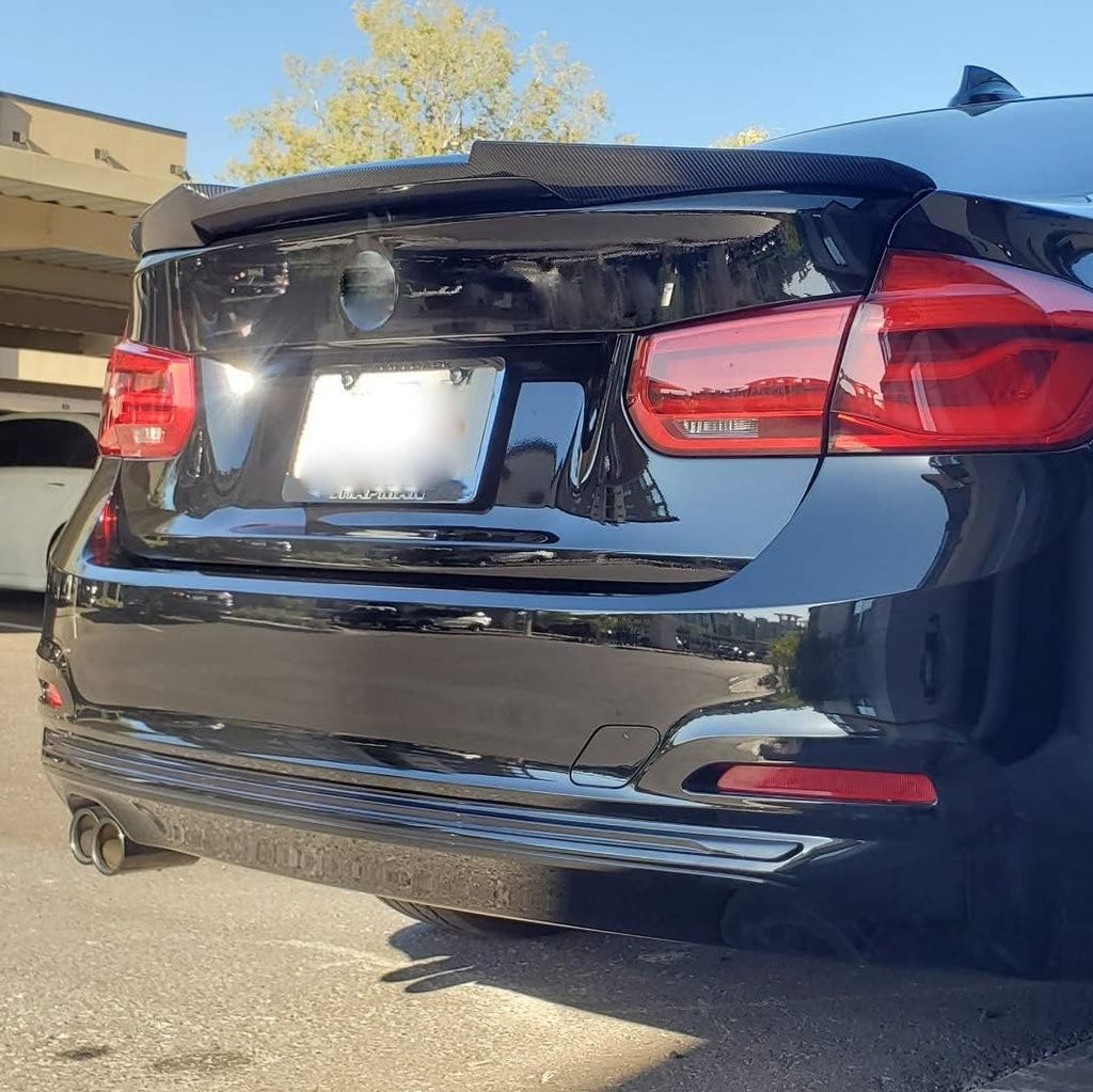 Carbon Fiber Pattern Rear Trunk Spoiler Wing Z96401