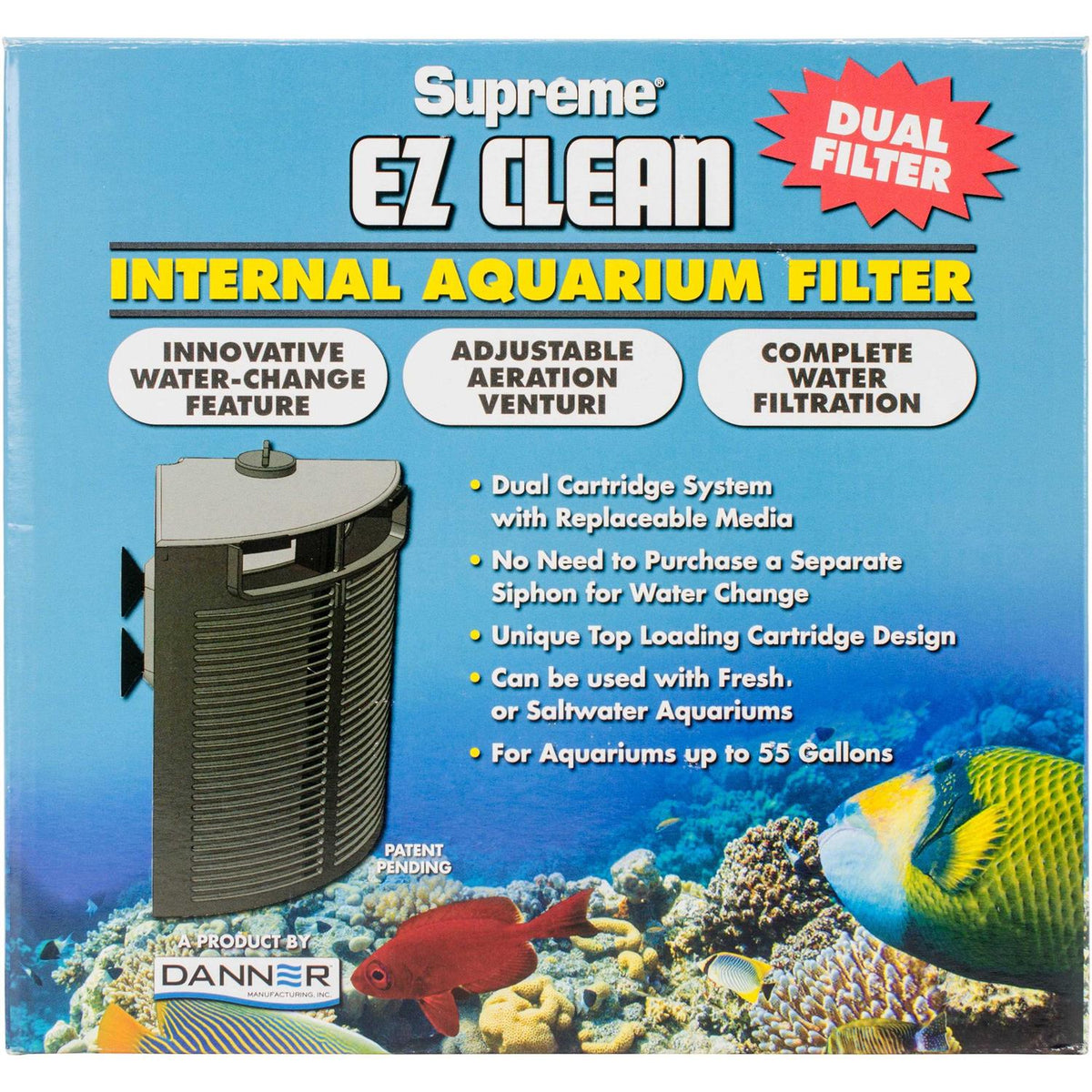 Aquarium Filter Dual Cartridge O9701