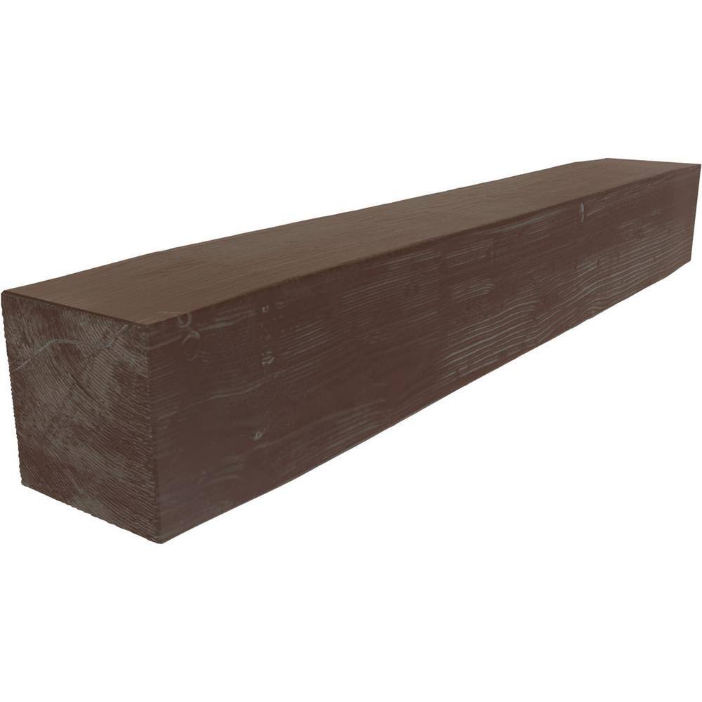 Sandblasted Faux Wood Fireplace Mantel J89196