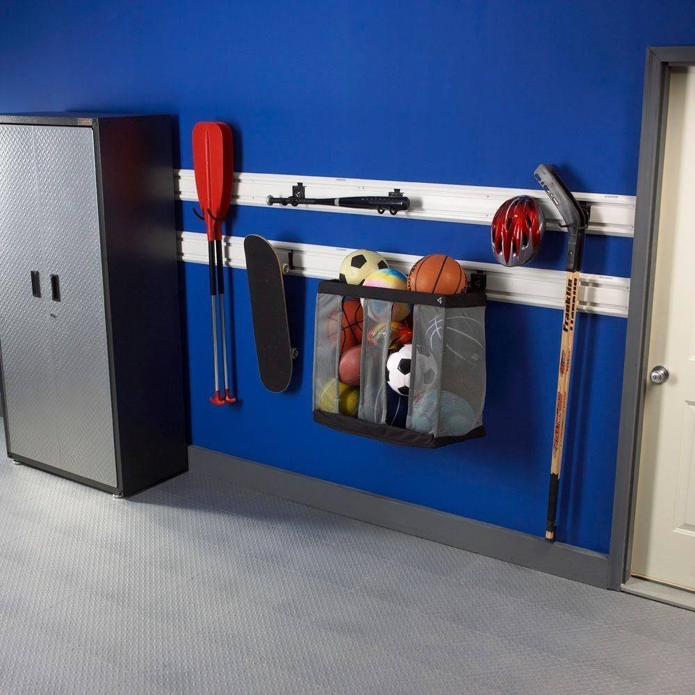 Ball Caddy Garage Storage Bin Tote Mesh Basket F2710
