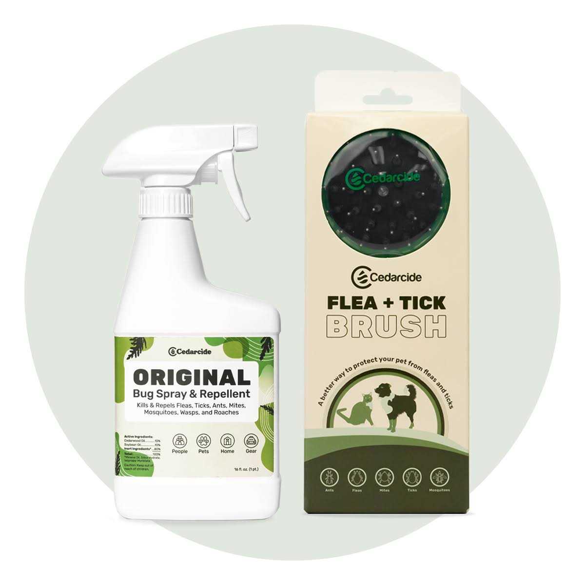 Flea + Tick Pet Brush K2497