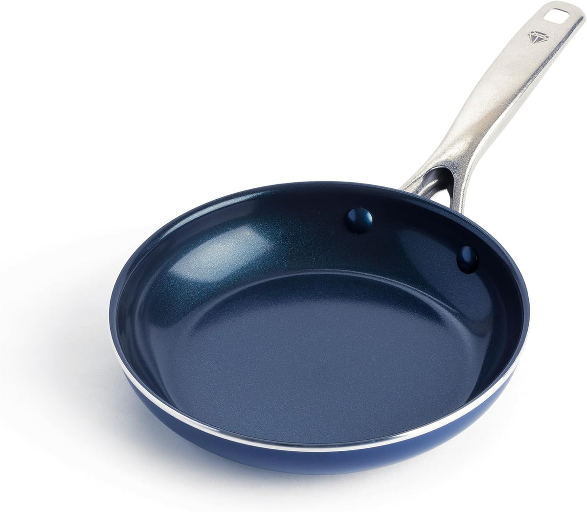 Blue Diamond 11" Griddle Pan and 8" Frying Pan Skillet, Diamond Infused Ceramic Nonstick Q231