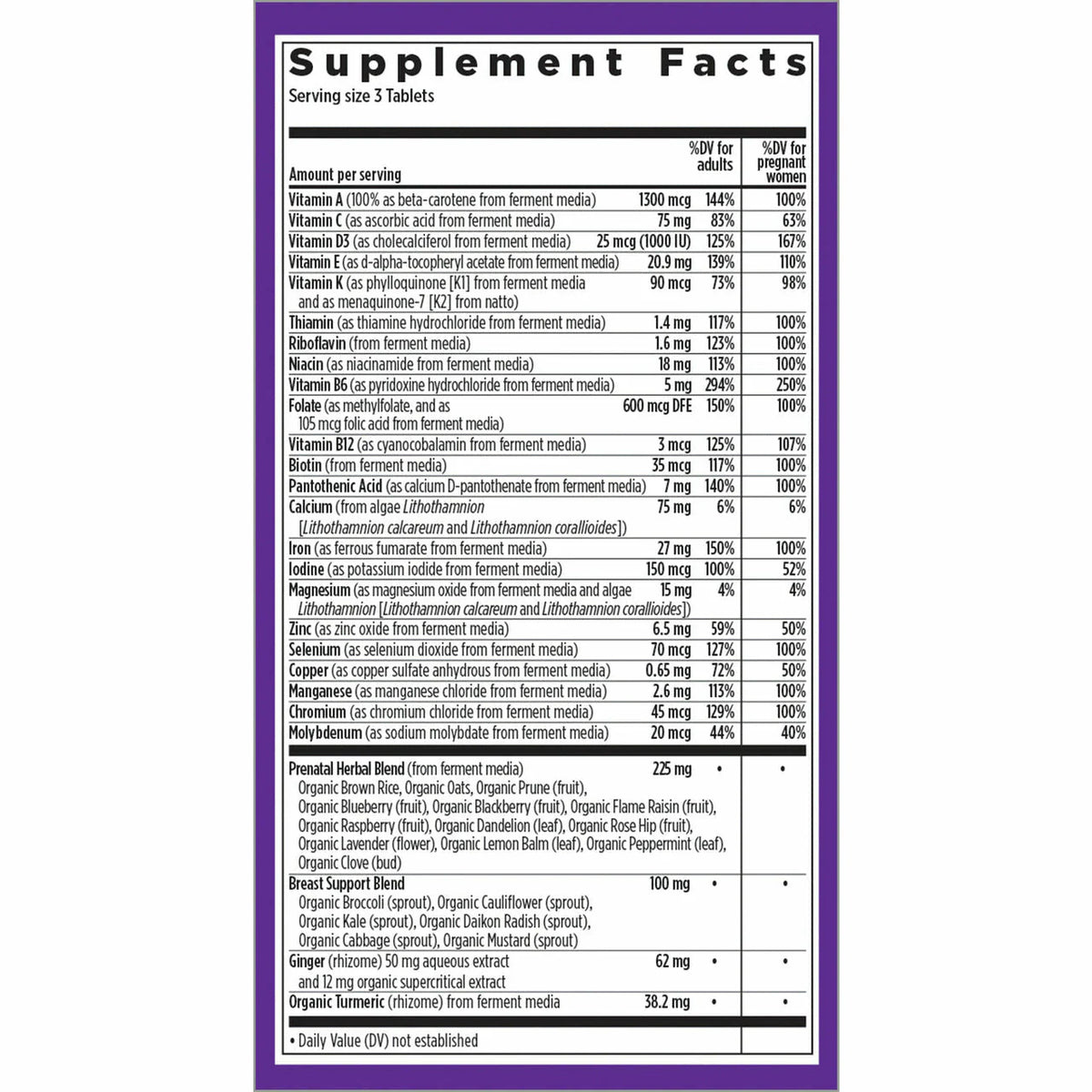 Prenatal Multivitamin I10015