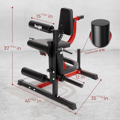 Adjustable Leg Extension and Curl Machine with Plate Loaded F895
