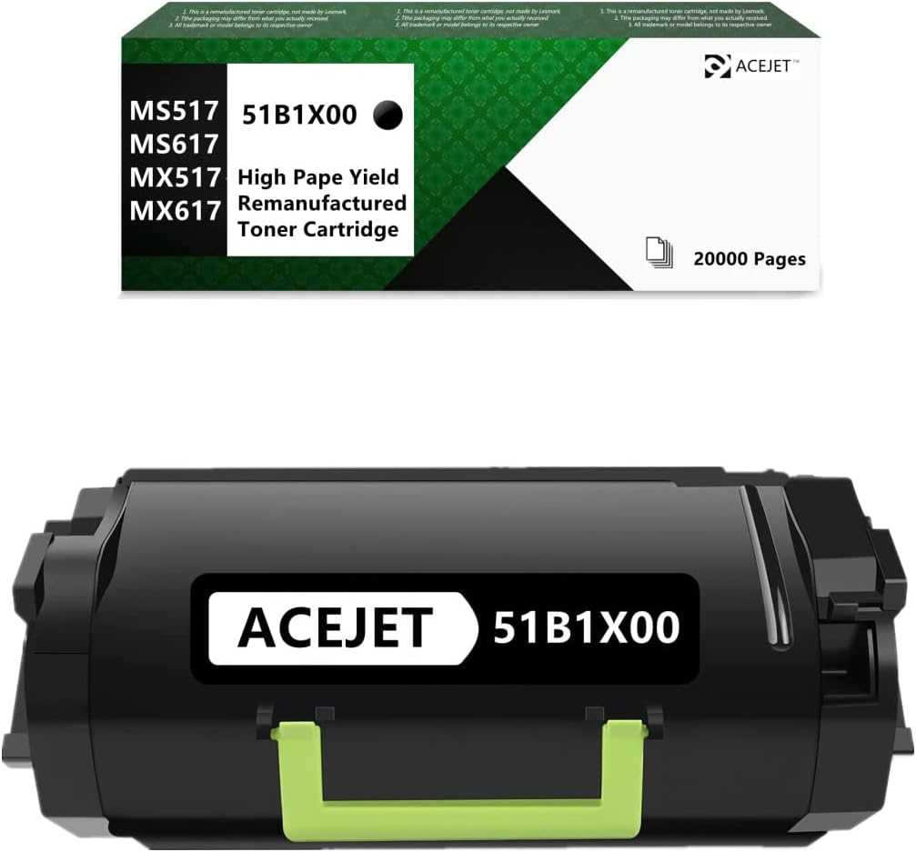 Remanufactured Toner Cartridge Replacement 1 Black 20000 Pages O13316