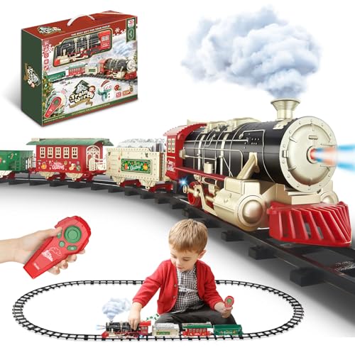 Remote Control Electric Train Set with Tracks D265915
