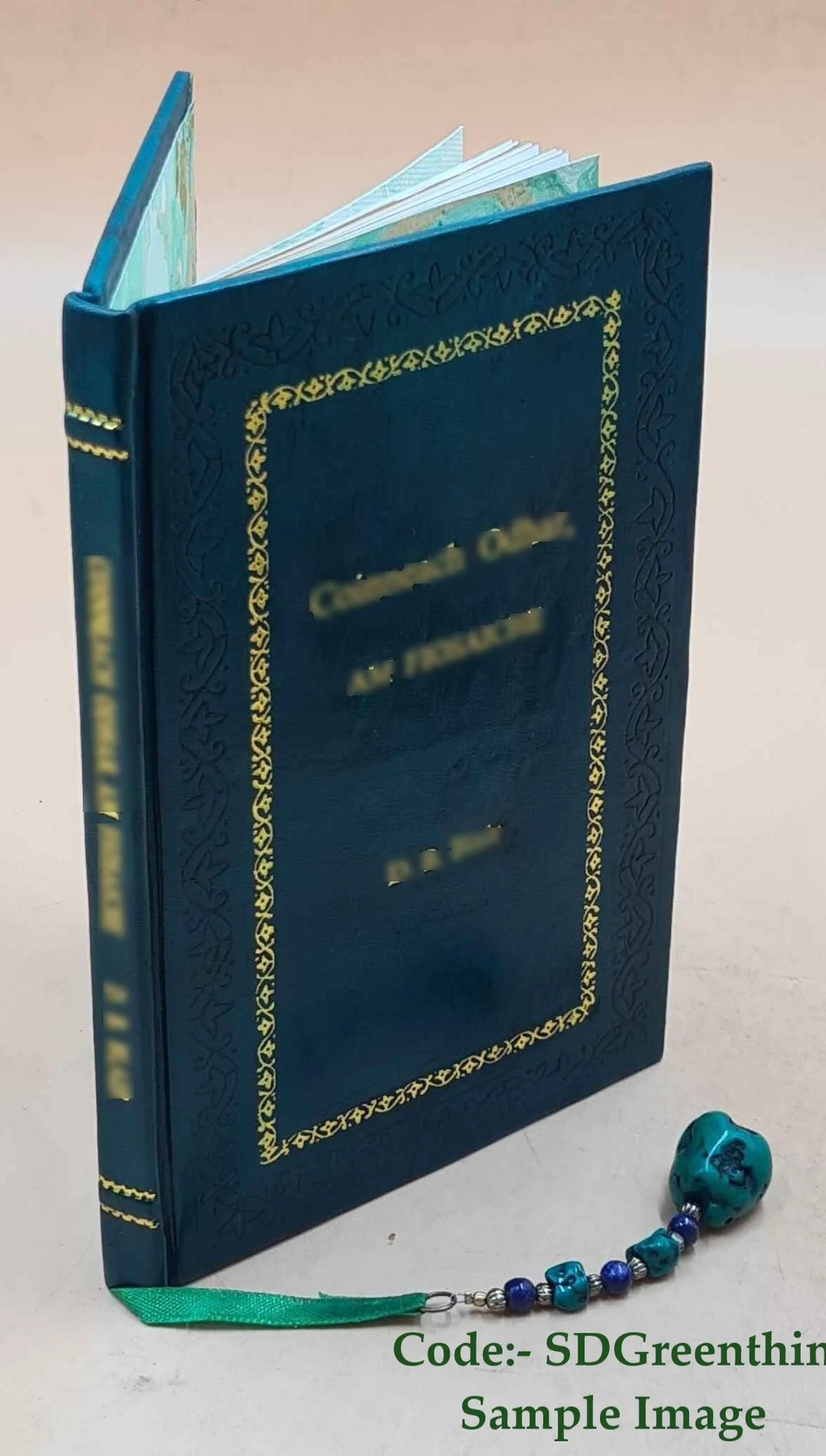 Premium Leather Bound Old Time Anecdotes Book J5882