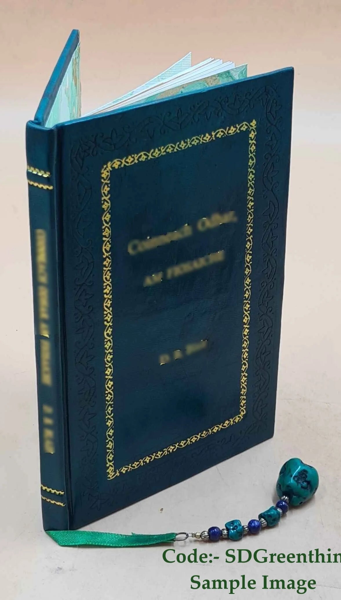 Premium Leather Bound Old Time Anecdotes Book J5882