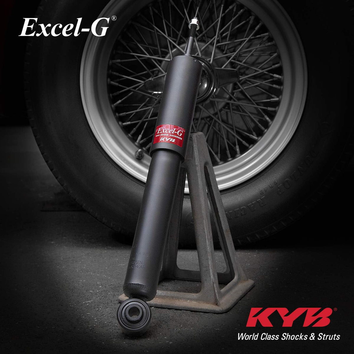 Black Silver Gas Shock I6755