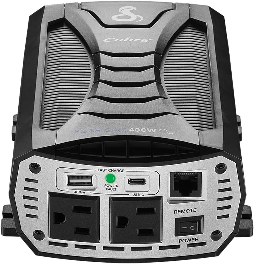 3000W Power Inverter with 4 AC Outlets and 2 USB Ports Y379426