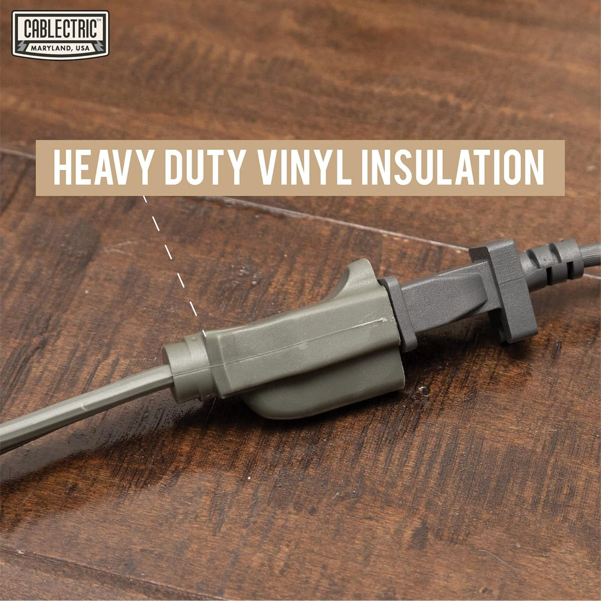 12 Foot Gray 14 Gauge 3 Prong Heavy Duty Appliance Extension Cord, Pack of 2 Z324