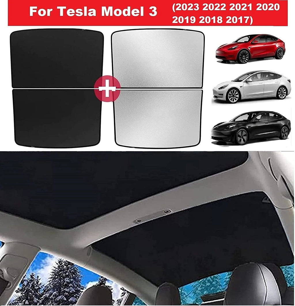 Black Reflective Sunshade Roof Window Cover Z154