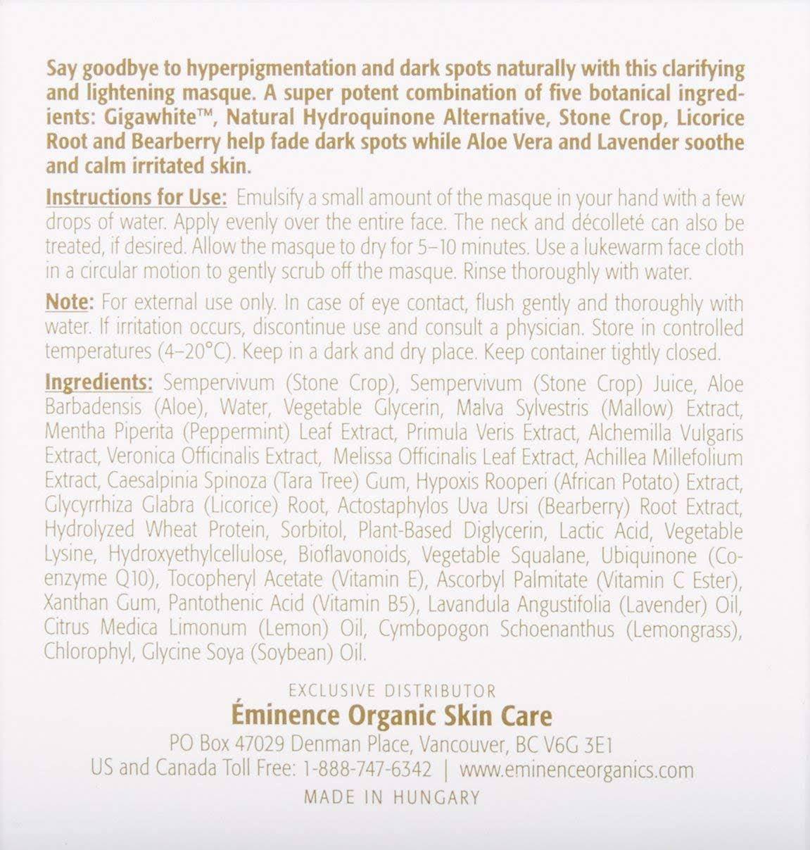 Bright Skin Masque - 2 oz L6629