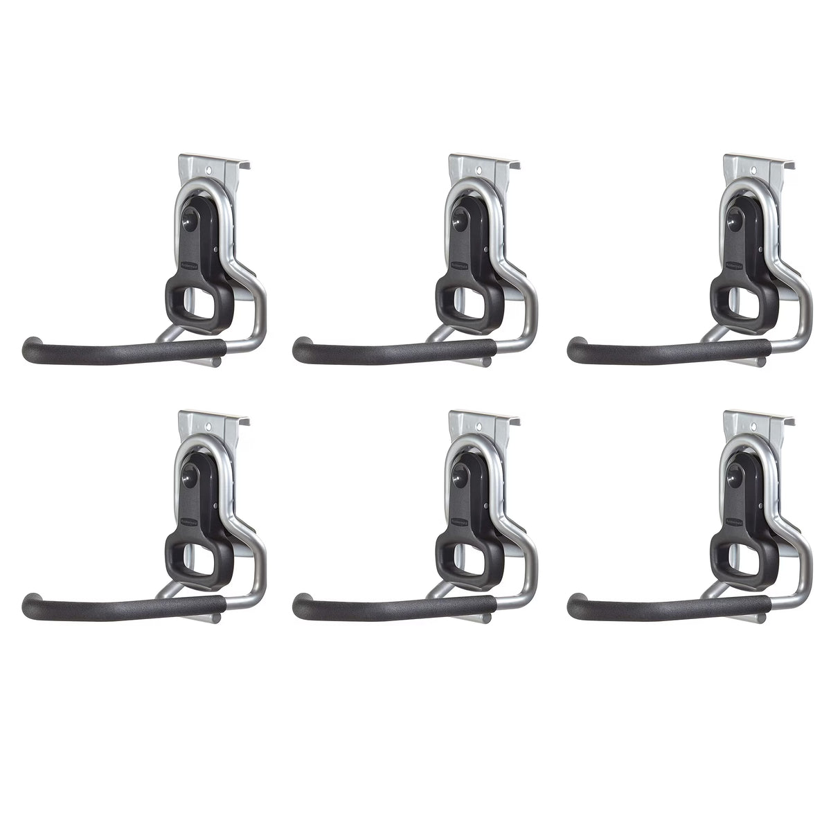 6 Pack Wall Mount Hook Garage Organizer O757704