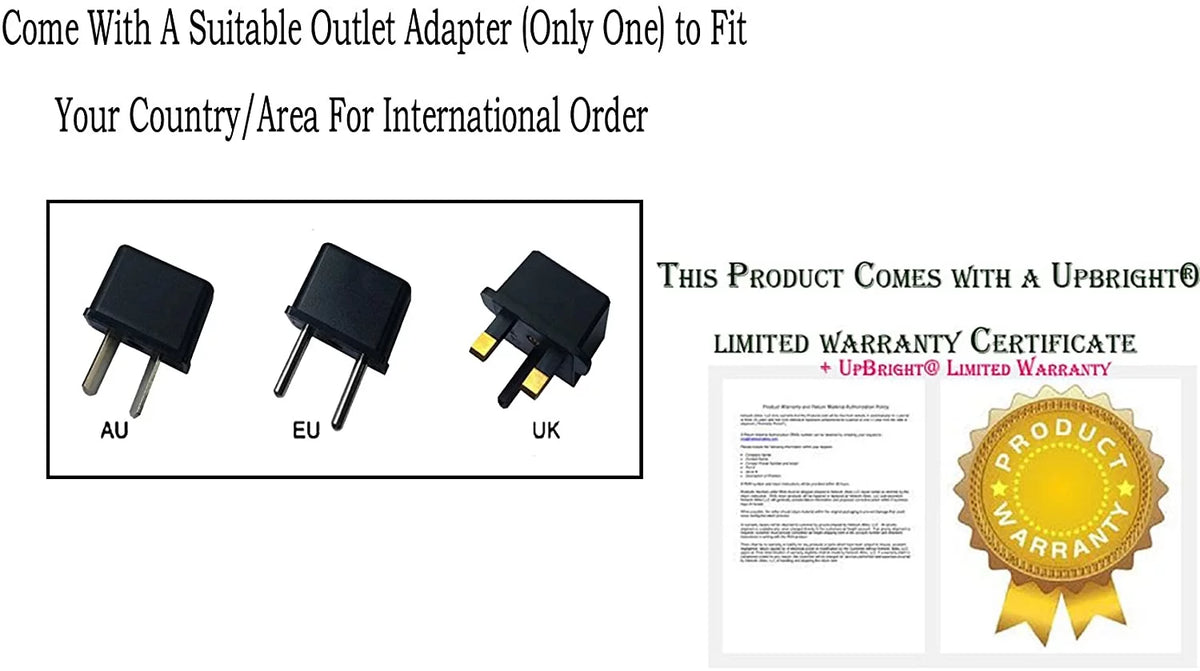 AC/DC Adapter Power Supply Cord Charger T600314