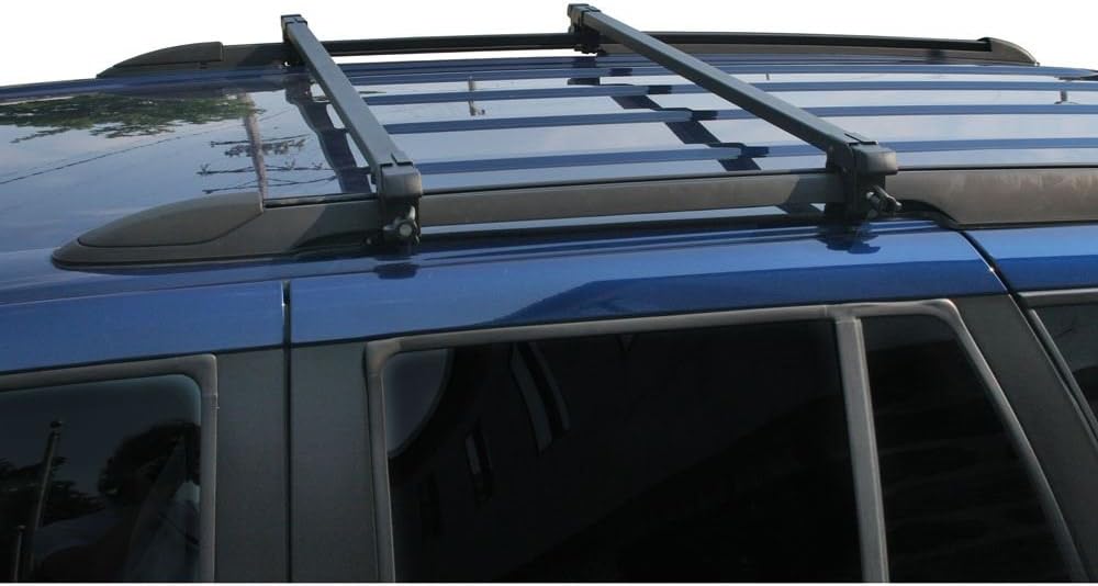 Steel Roof Crossbars, 46.5 inches, Pack of Two I800