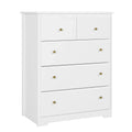 White 5 Drawer Dresser O18920