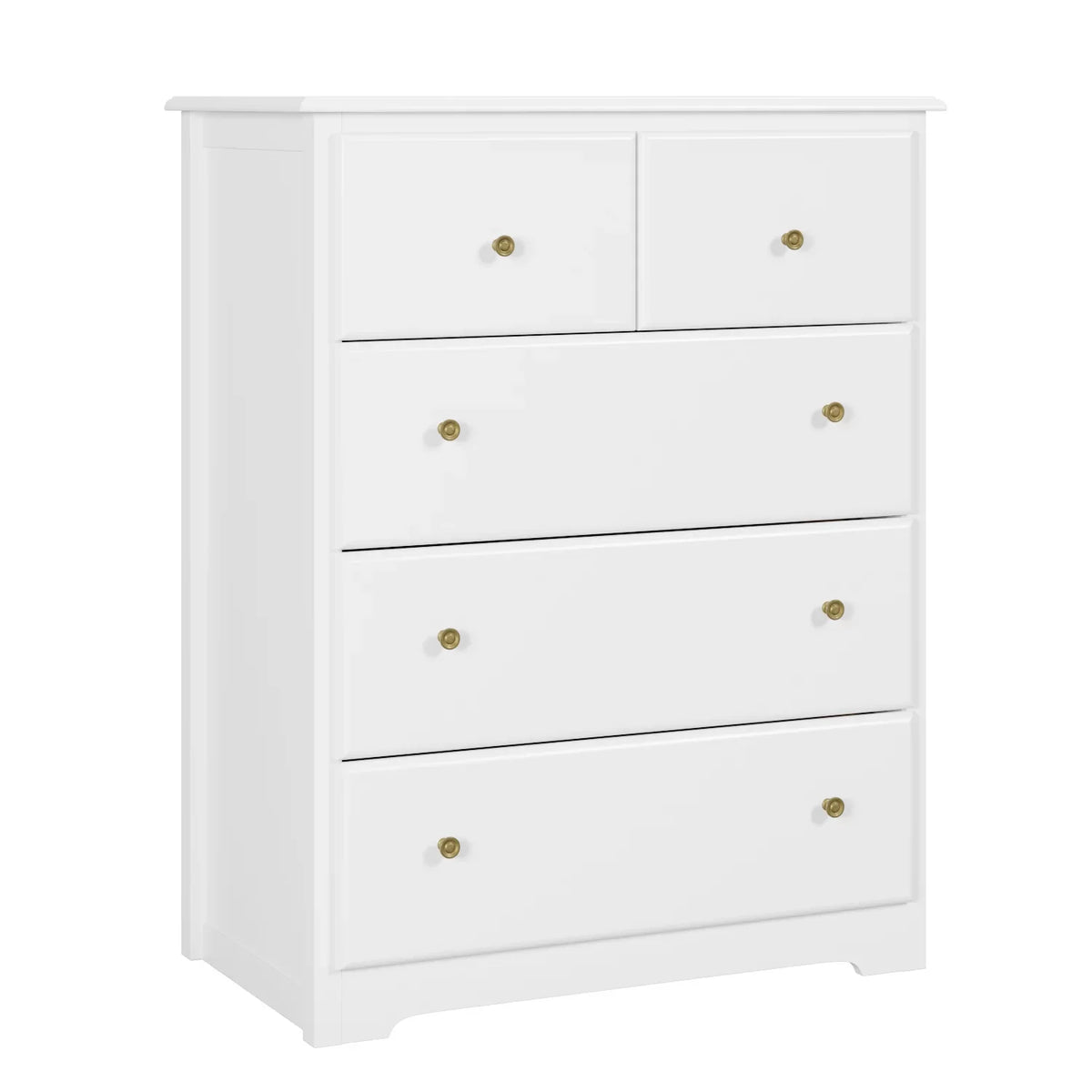 White 5 Drawer Dresser O18920