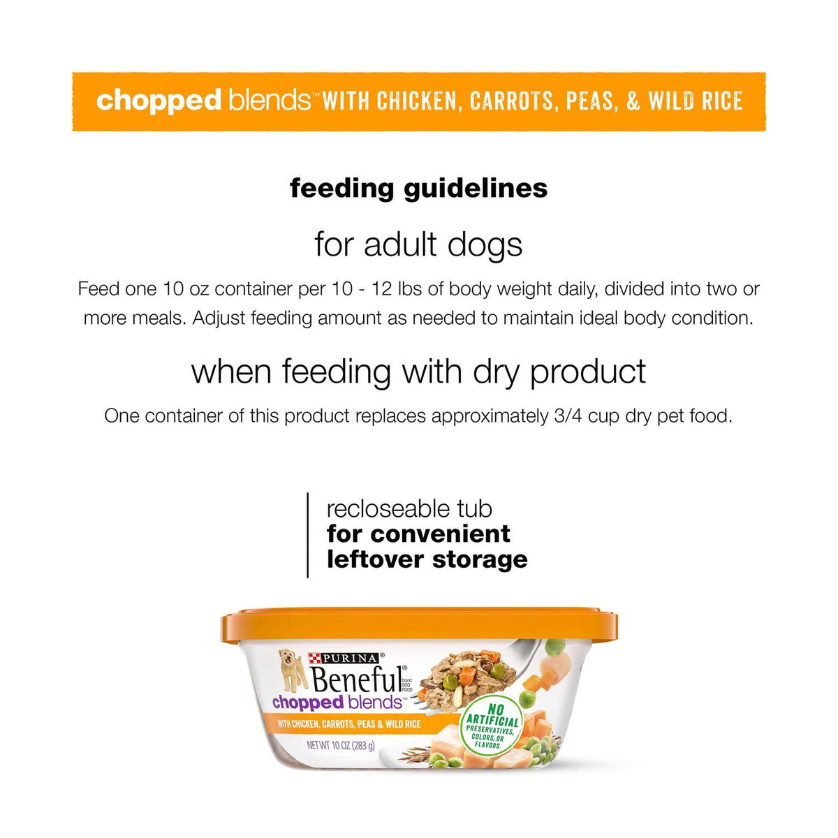 Chicken Carrots Peas & Wild Rice Wet Dog Food U242