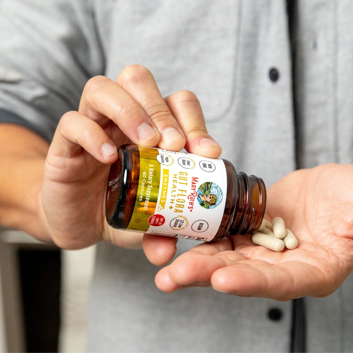 Vegan Non-GMO 60 Count Enzymes M573