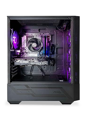 PC Falcon RYZEN 5 5600X 3.7 GHz GeForce RTX 4060 Ti 1TB NVME SSD 16GB DDR4 RAM 3600 650W Bronze PSU 11AC WiFi Bluetooth Windows 11 H 64-bit A34441