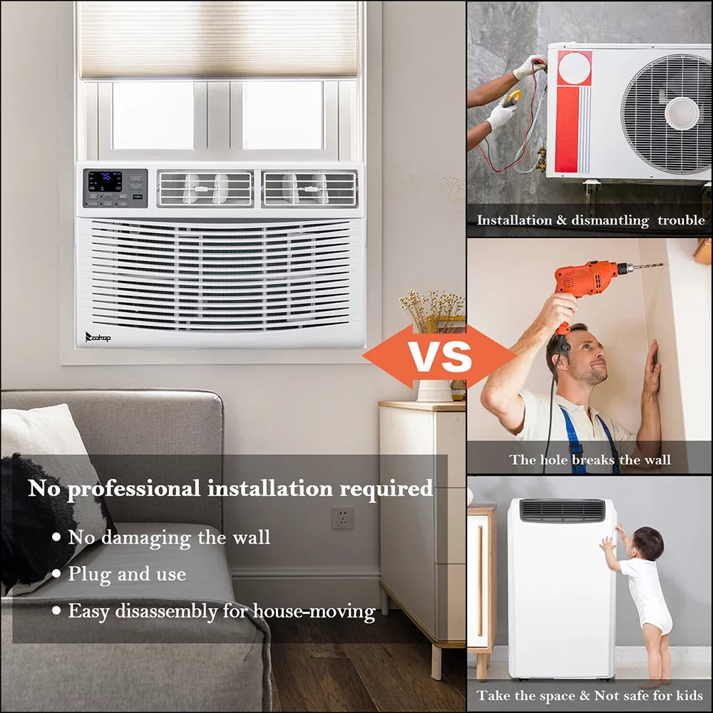 12000BTU Window Air Conditioner with Remote Control F2334