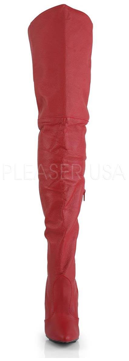 Red Leather 14 Pleaser I8485