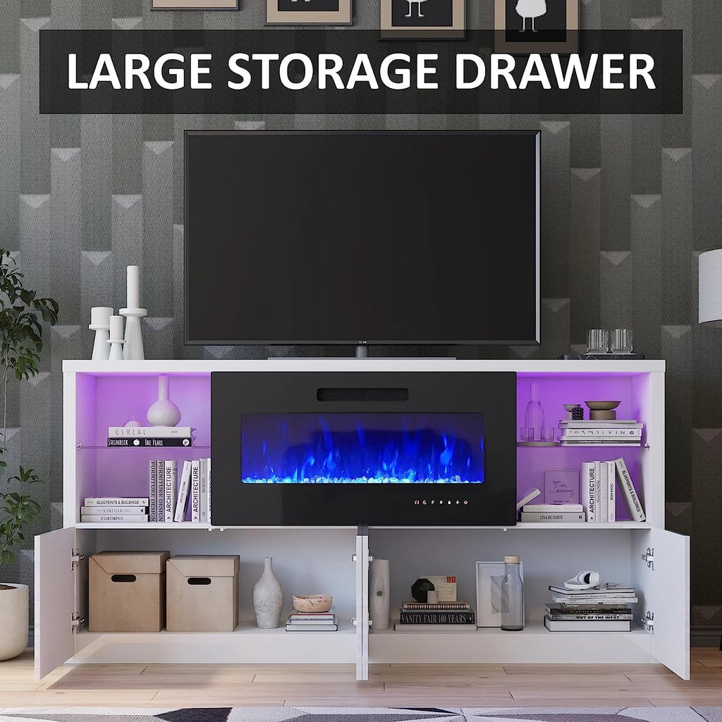 68" Fireplace TV Stand with 40" Electric Fireplace T39729