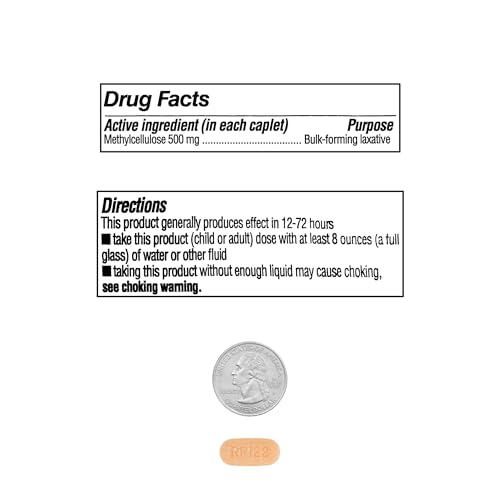 100 Count 500 mg Fiber Caplets T44098
