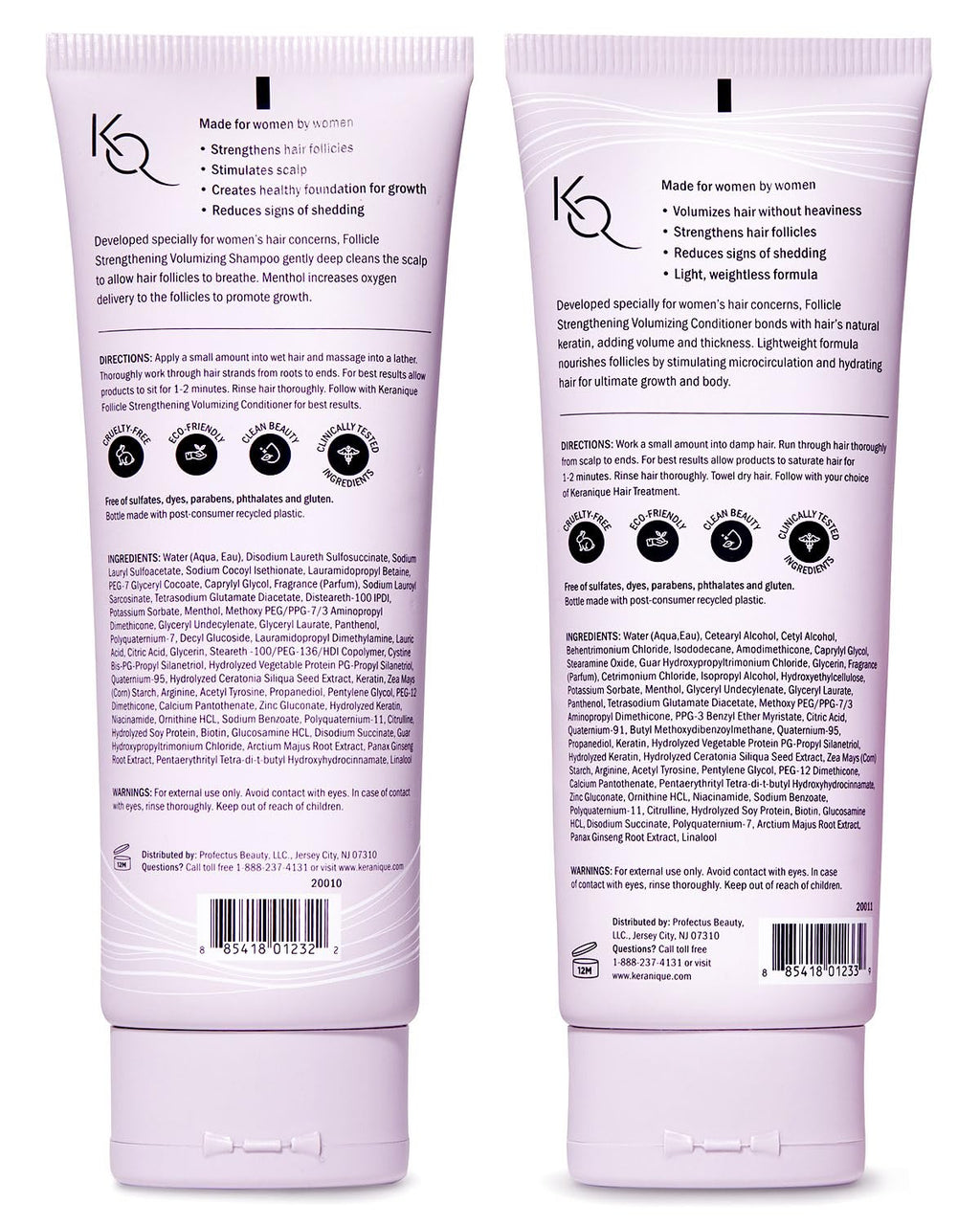 Volumizing Shampoo and Conditioner Set for Fine, Thinning Hair Q416