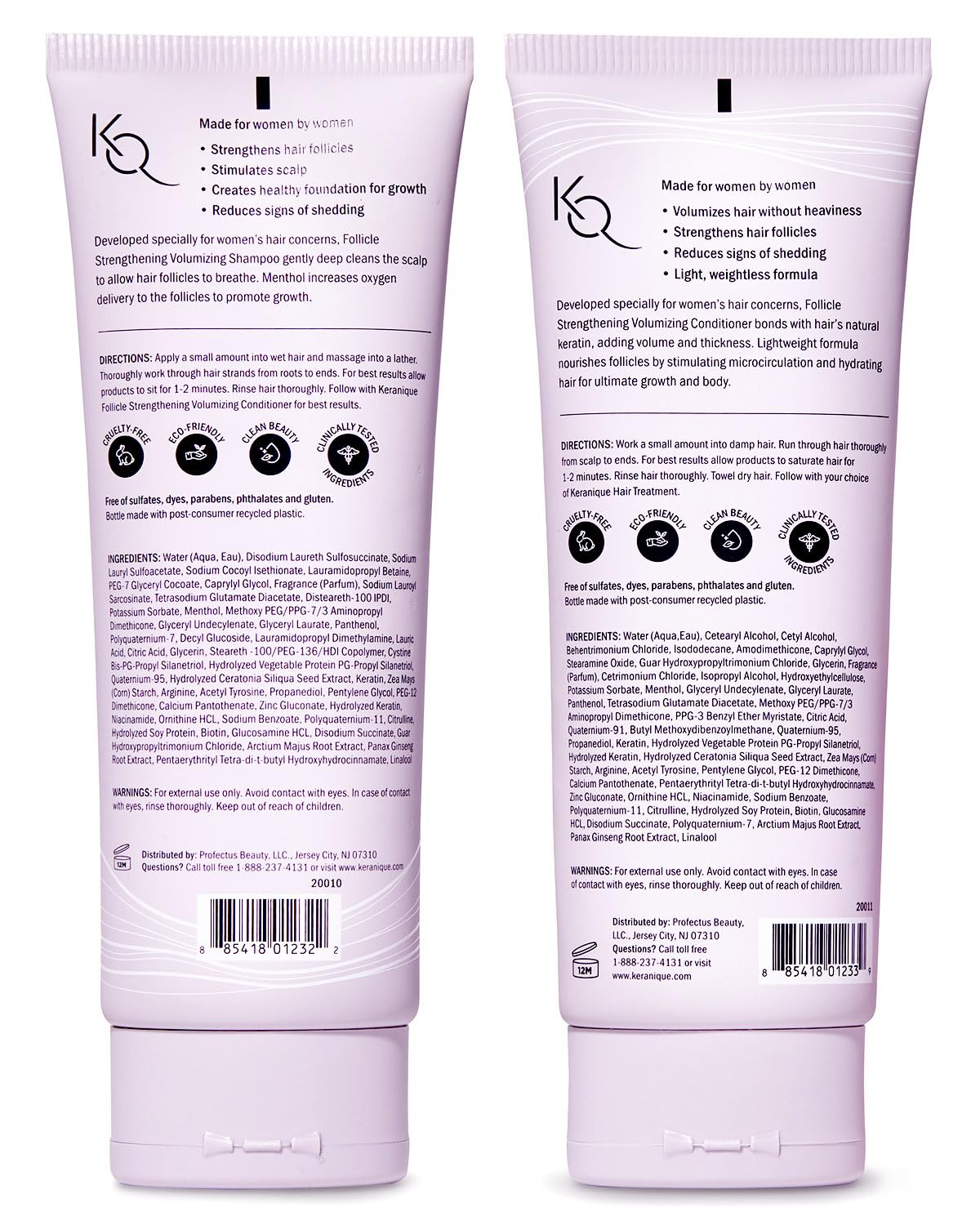 Volumizing Shampoo and Conditioner Set for Fine, Thinning Hair Q416