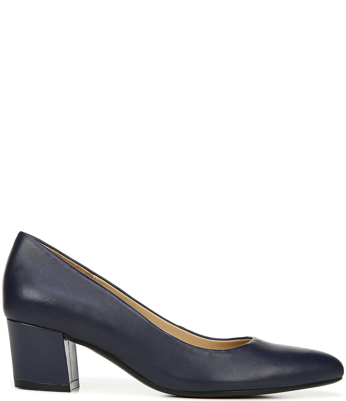 Black Leather Pumps I8755