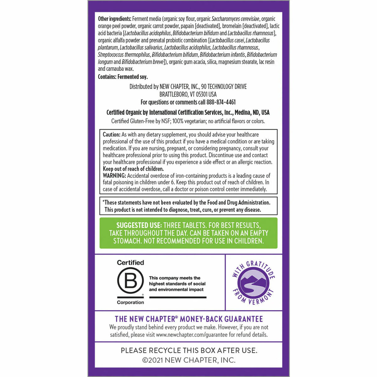 Prenatal Multivitamin I10015