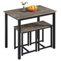 3-Piece Dining Table Set with 2 Stools P44370