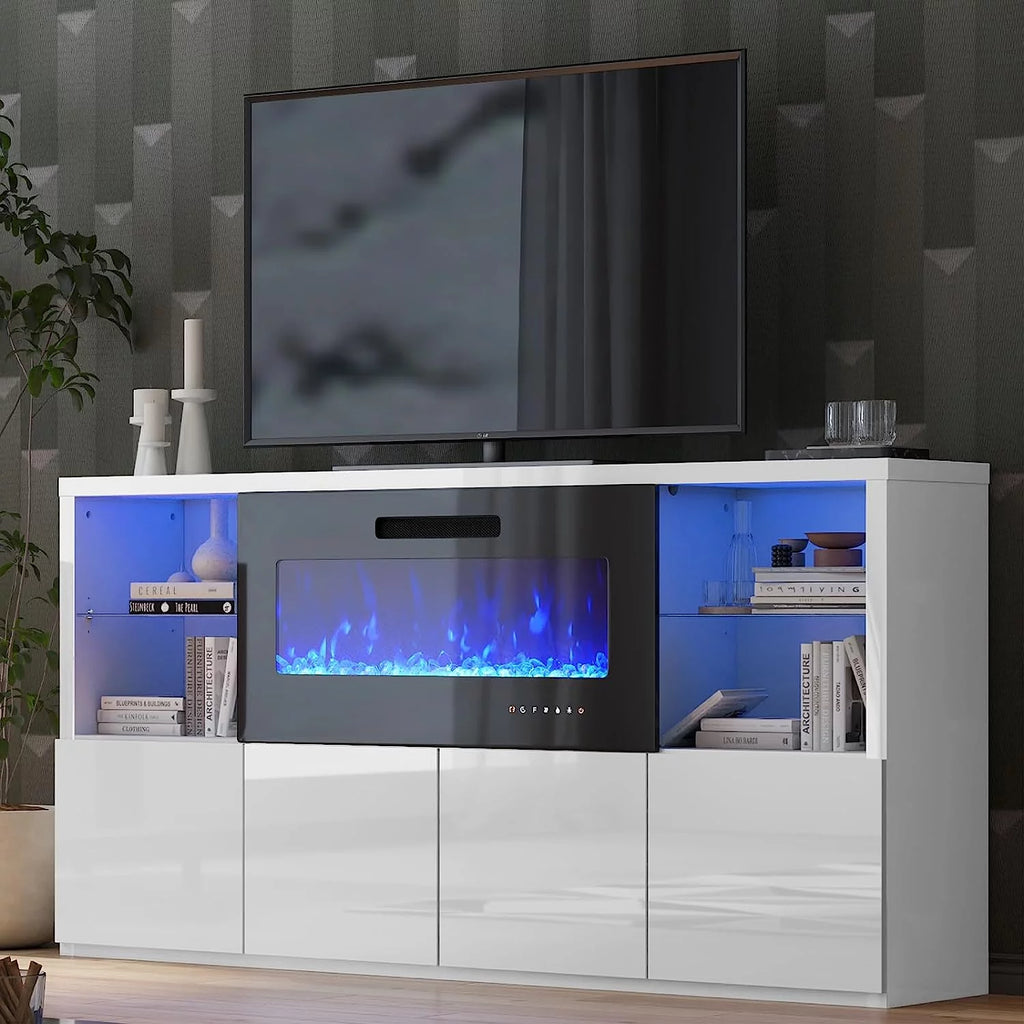 68" Fireplace TV Stand with 40" Electric Fireplace T39729