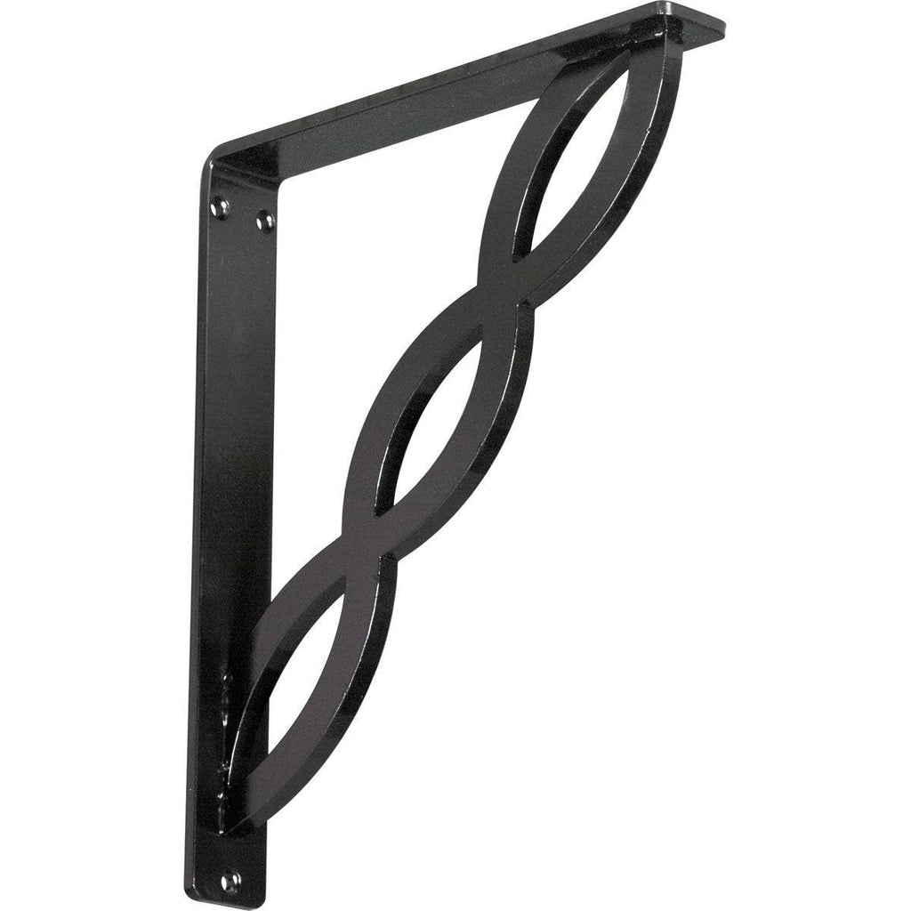 Wrought Iron Bracket Antiqued Silver U902503