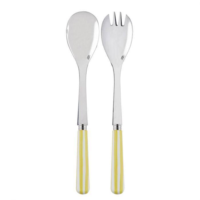 Yellow Stripe Salad Set R85198