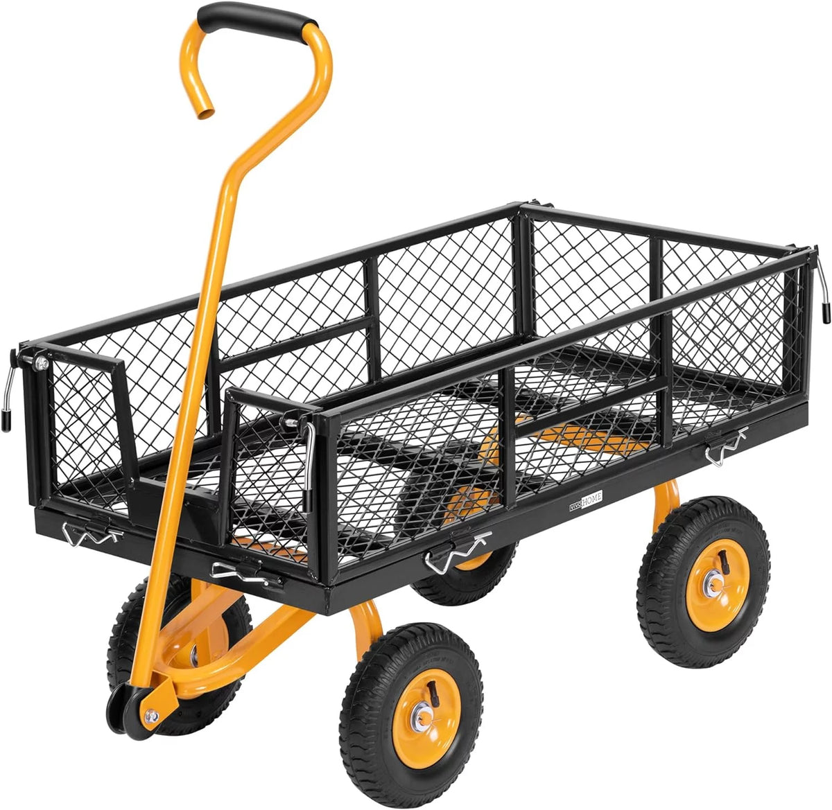 Mesh Steel Garden Cart with Removable Sides, 550 Lbs Capacity N501552