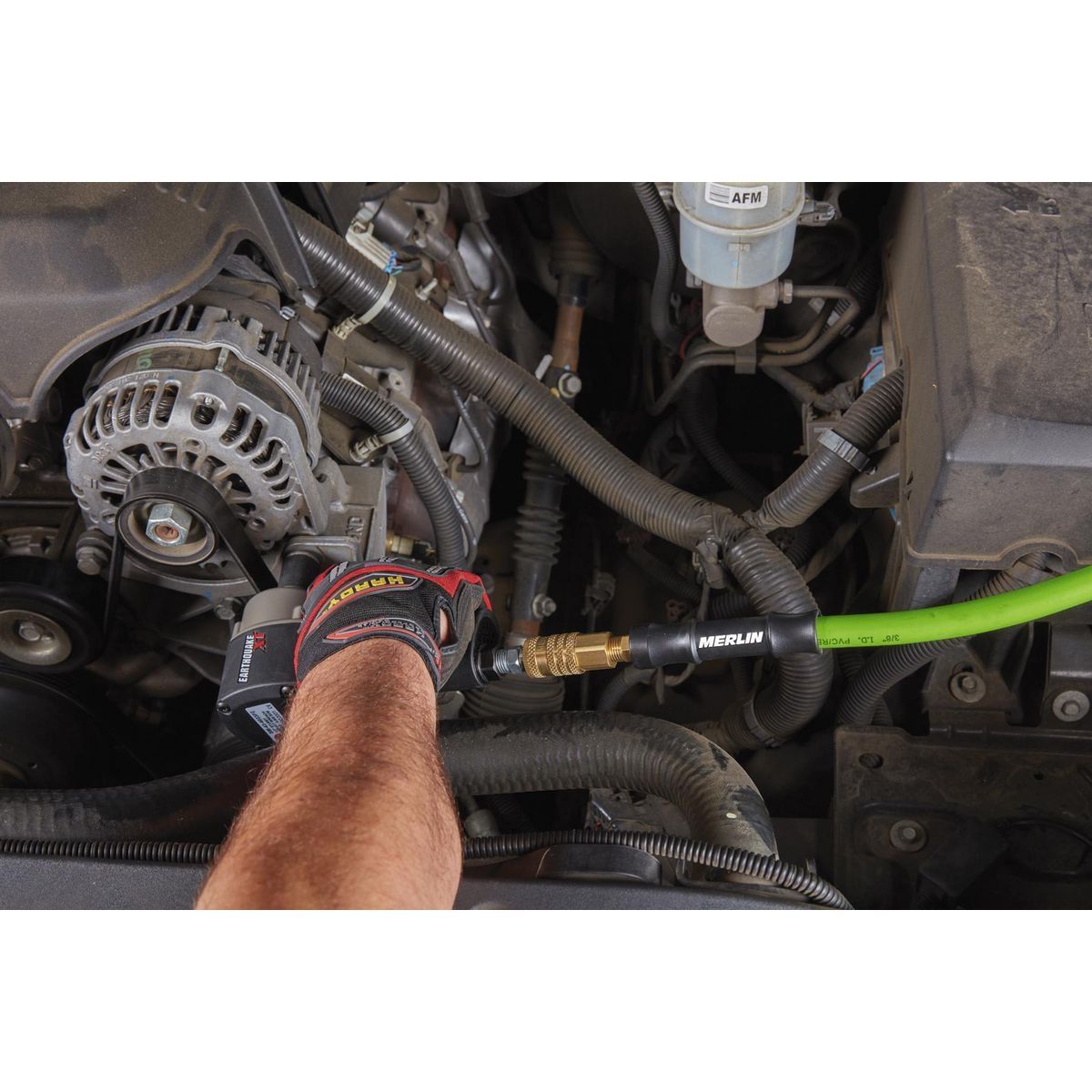 3/8 in. x 25 ft. PVC/Rubber Hybrid Air Hose C869073