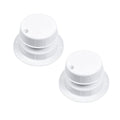 RV Plumbing Vent Caps 2 Pcs White Plastic Z414