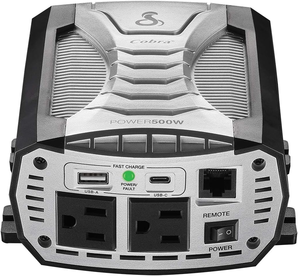 3000W Power Inverter with 4 AC Outlets and 2 USB Ports Y379426