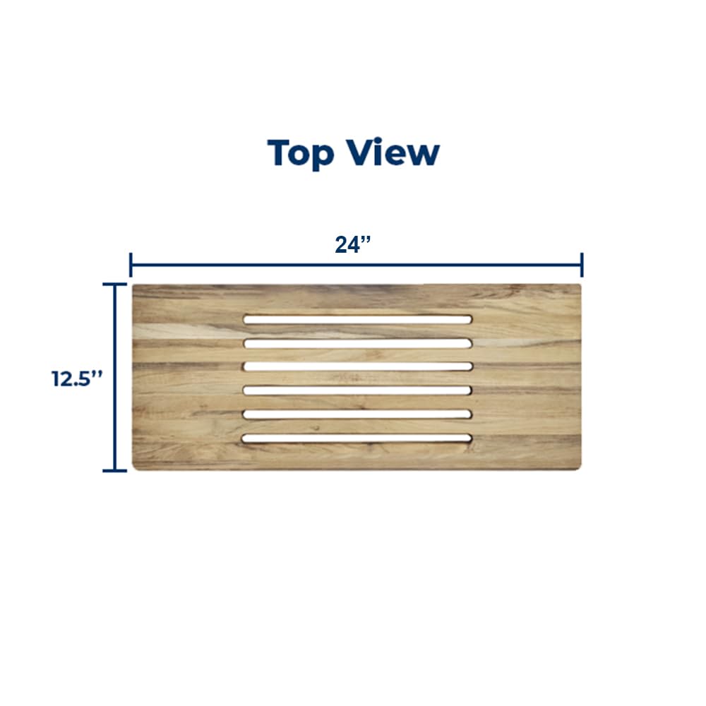 Wall Mounted Folding Shower Bench 24 Inch Q20430